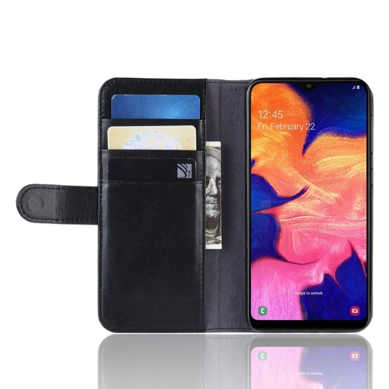 Folio Deksel Til Samsung Galaxy A10 Premium Skinn