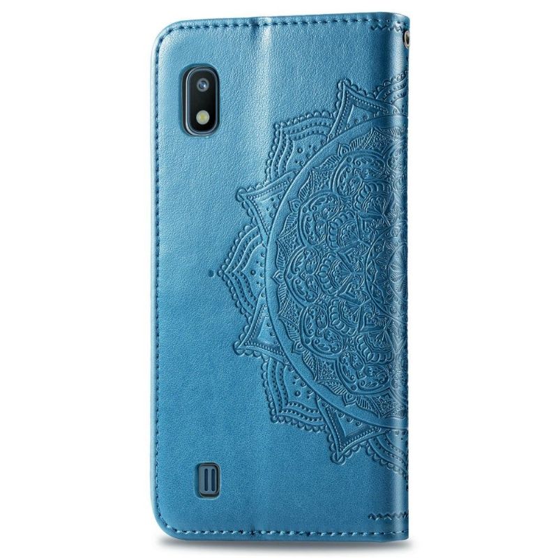 Folio Deksel Til Samsung Galaxy A10 Relief Flower Mandala