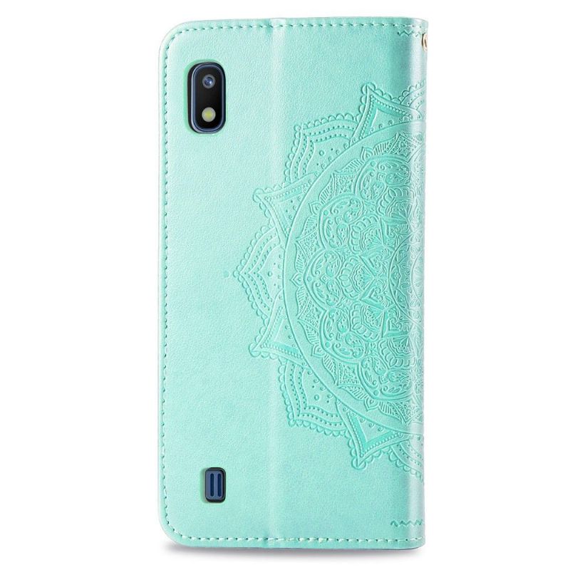 Folio Deksel Til Samsung Galaxy A10 Relief Flower Mandala