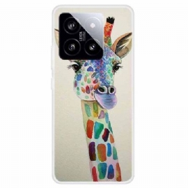 Deksel Til Xiaomi 14 Fargerik Giraff