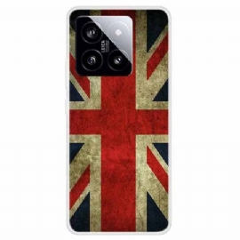 Deksel Xiaomi 14 Storbritannias Flagg