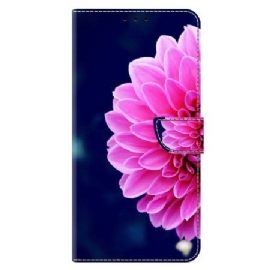 Folio Deksel Xiaomi 14 Rosa Blomst