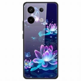 Deksel Til Xiaomi Redmi Note 13 Pro 5g Lotus Herdet Glass