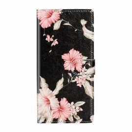 Folio Deksel Til Samsung Galaxy S20 Plus / S20 Plus 5G Designer Blomster