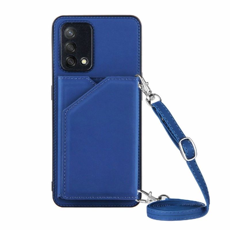 Deksel Til Oppo A74 4G Aude Multi-compartment Lanyard