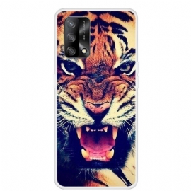 Deksel Til Oppo A74 4G Heftig Tiger