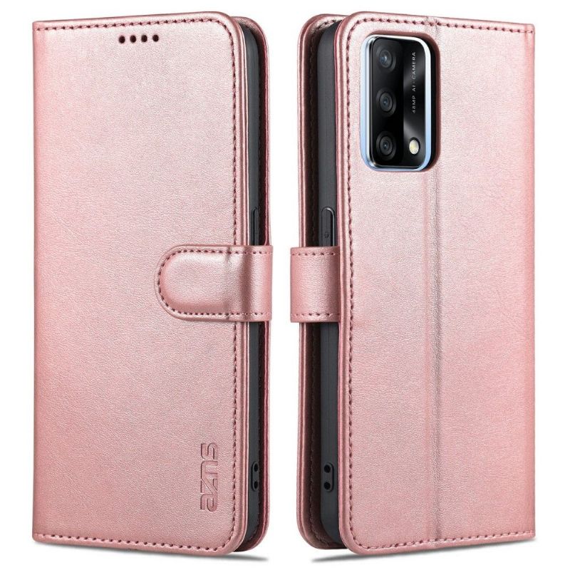 Etui Til Oppo A74 4G Anti-fall Folio Deksel Azns Kortholder