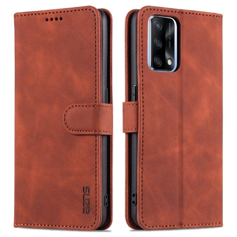 Etui Til Oppo A74 4G Anti-fall Folio Deksel Azns Kortholder