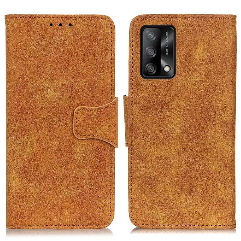 Etui Til Oppo A74 4G Originalitet Edouard Faux Leather Vintage