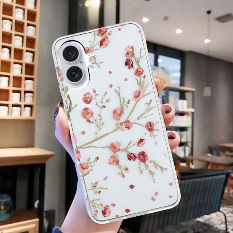 Deksel iPhone 16 Plus Blomster Beskyttelse Deksel