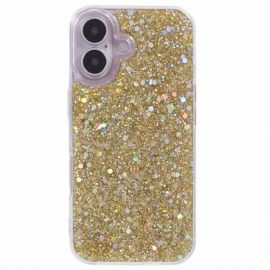 Deksel iPhone 16 Plus Glitter