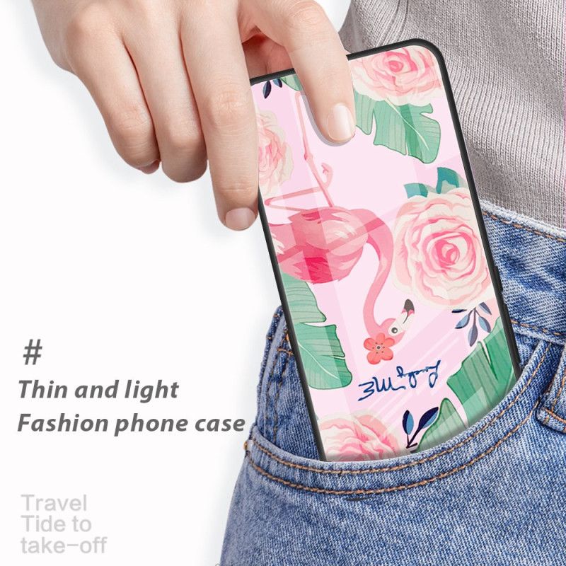 Deksel iPhone 16 Plus Gradient Herdet Glass Rosa Lilla