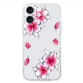 Deksel iPhone 16 Plus Kirsebærblomster