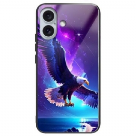 Deksel Til iPhone 16 Plus Flying Eagle Herdet Glass