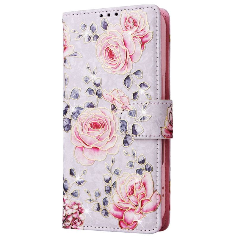 Folio Deksel iPhone 16 Plus Floral Rfid-blokkeringslommebok Beskyttelse Deksel