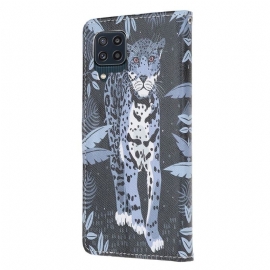 Folio Deksel Til Samsung Galaxy M32 Leopard