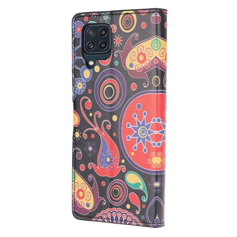 Folio Deksel Til Samsung Galaxy M32 Paisleyblomst