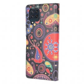 Folio Deksel Til Samsung Galaxy M32 Paisleyblomst