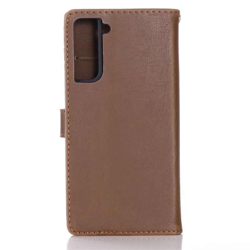 Etui Til Samsung Galaxy S21 Plus 5G Anti-fall Retro Skinneffekt