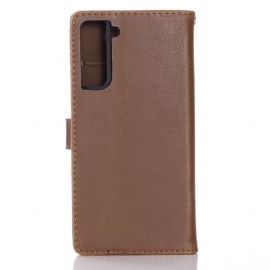 Etui Til Samsung Galaxy S21 Plus 5G Anti-fall Retro Skinneffekt