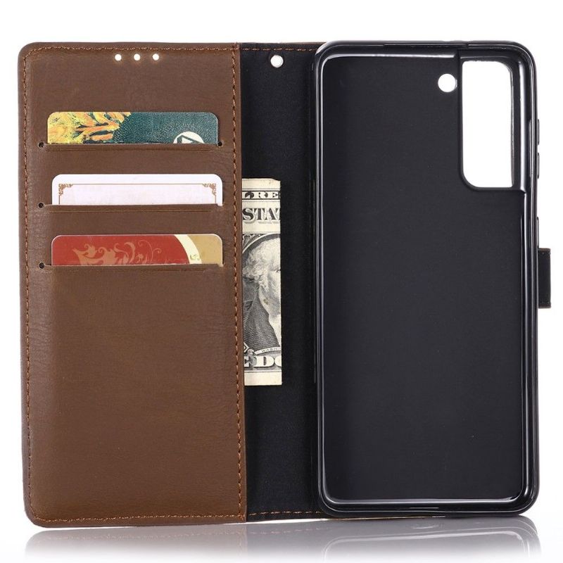 Etui Til Samsung Galaxy S21 Plus 5G Anti-fall Retro Skinneffekt