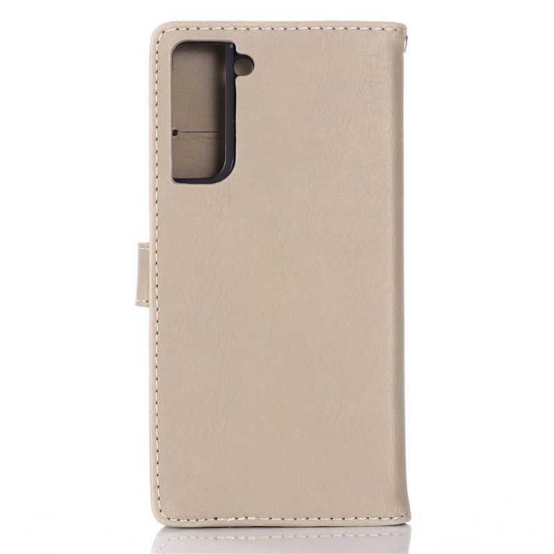 Etui Til Samsung Galaxy S21 Plus 5G Anti-fall Retro Skinneffekt