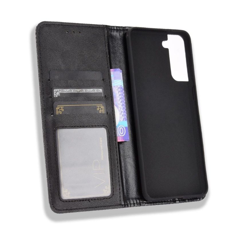 Folio Deksel Til Samsung Galaxy S21 Plus 5G Anti-fall Cirénius Style Leather