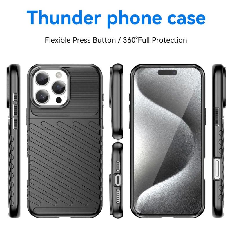 Deksel iPhone 16 Pro Thunder Series Beskyttelse Deksel