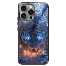 Deksel Til iPhone 16 Pro Tiger Herdet Glass