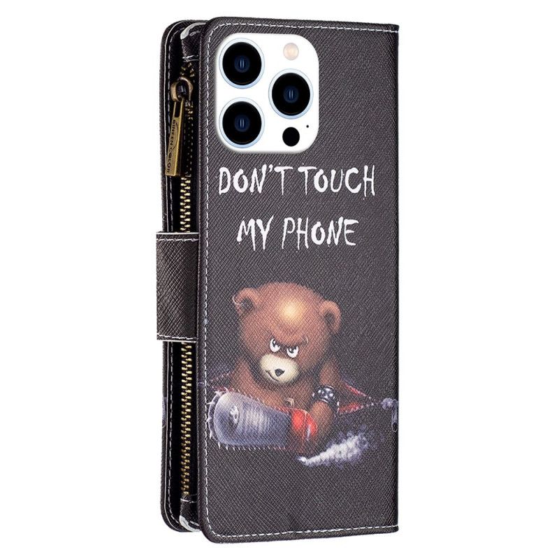 Folio Deksel iPhone 16 Pro Dangerous Bear Wallet