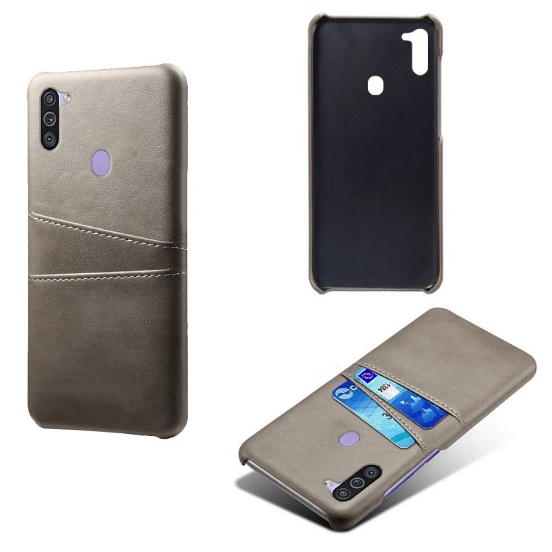 Deksel Til Samsung Galaxy M11 Originalitet Melody Leather Effect Card Holder