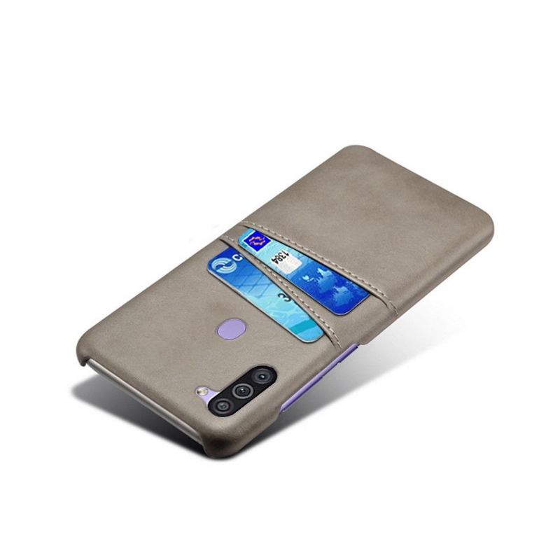 Deksel Til Samsung Galaxy M11 Originalitet Melody Leather Effect Card Holder