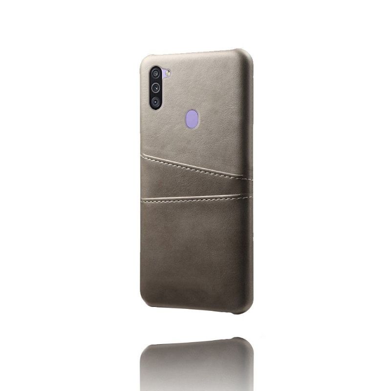 Deksel Til Samsung Galaxy M11 Originalitet Melody Leather Effect Card Holder