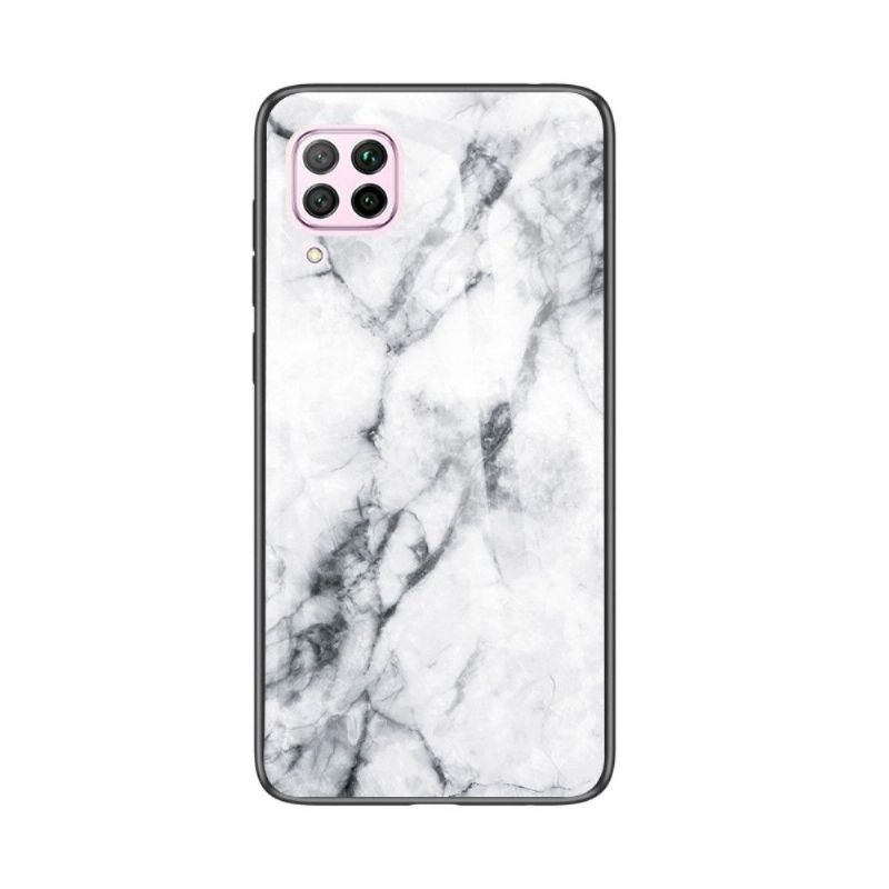 Deksel Til Huawei P40 Lite Celine Marble Glass Back