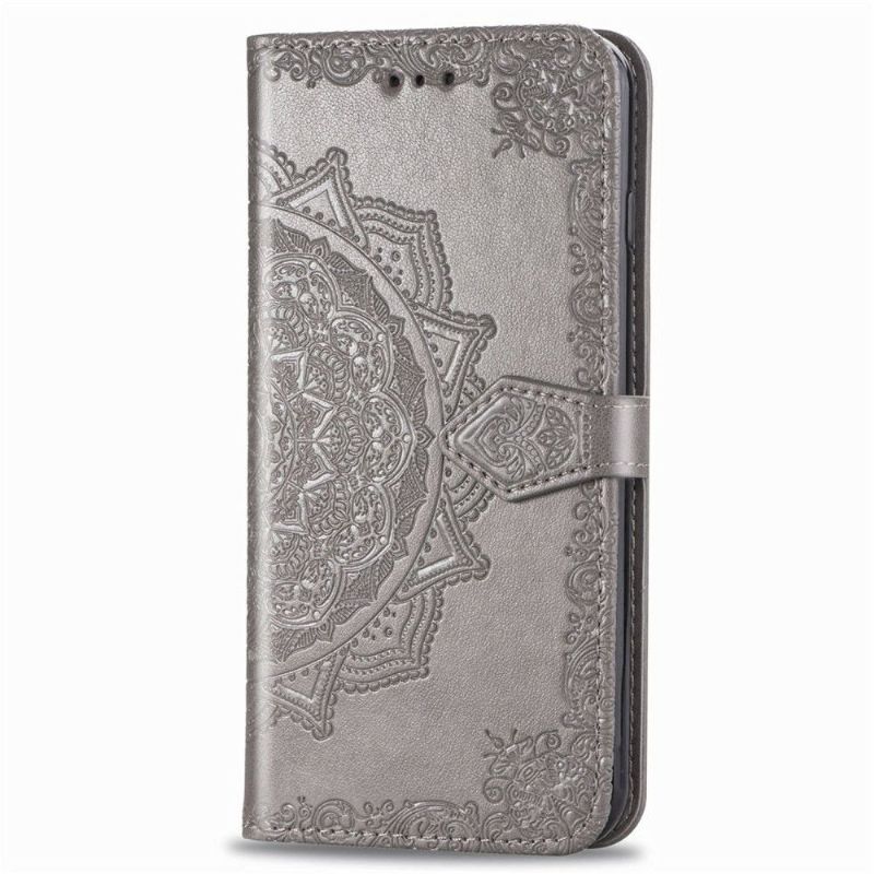 Lærdeksel Til Huawei P40 Lite Originalitet Mandala Sun Card Holder