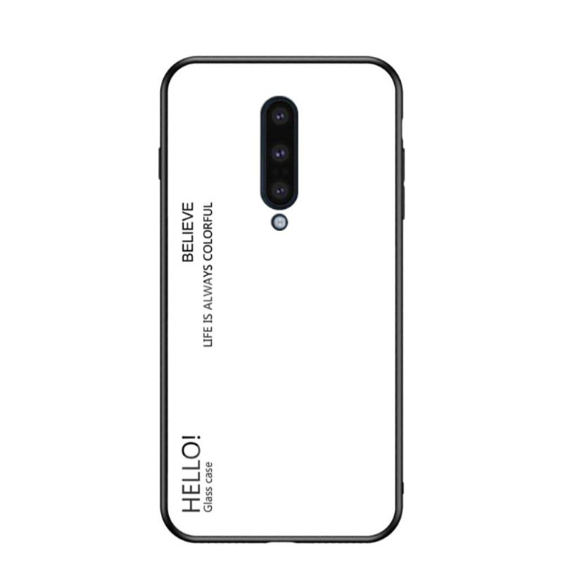 Deksel Til OnePlus 8 Originalitet Fargegradient Glassbakside