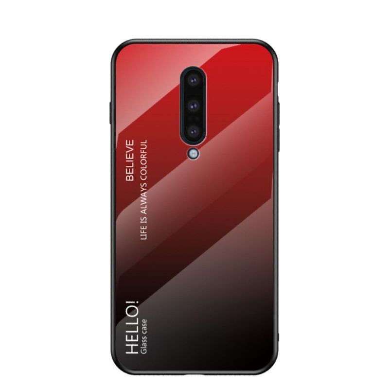 Deksel Til OnePlus 8 Originalitet Fargegradient Glassbakside