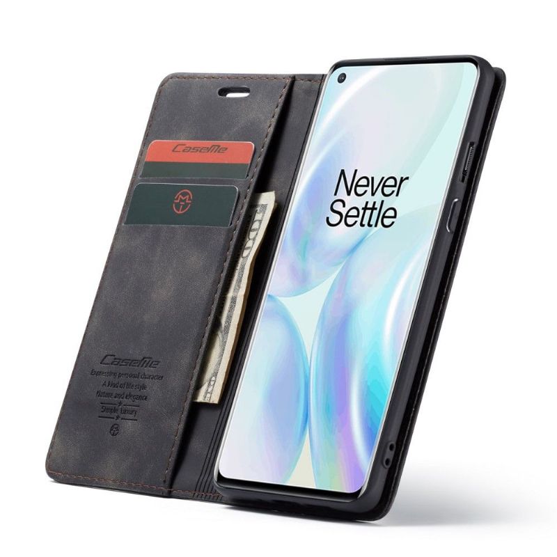 Folio Deksel Til OnePlus 8 Golias I Skinnimitasjon