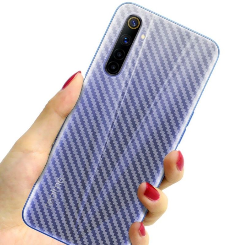 Carbon Bakre Films For Realme 6 (2 Stk)