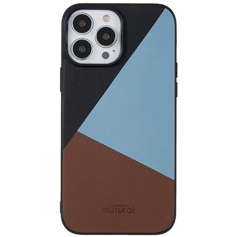 Deksel Til iPhone 13 Pro Tricolor Kunstskinn