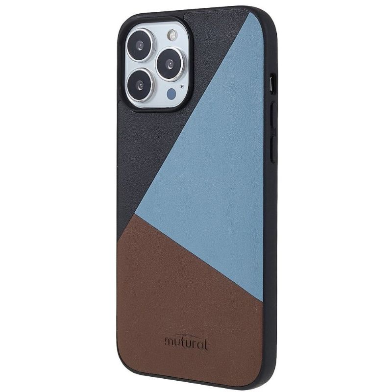 Deksel Til iPhone 13 Pro Tricolor Kunstskinn