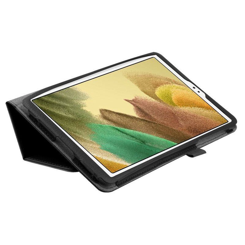 Etui Til Samsung Galaxy Tab A7 Lite 2 Litchi Kunstskinnklaffer