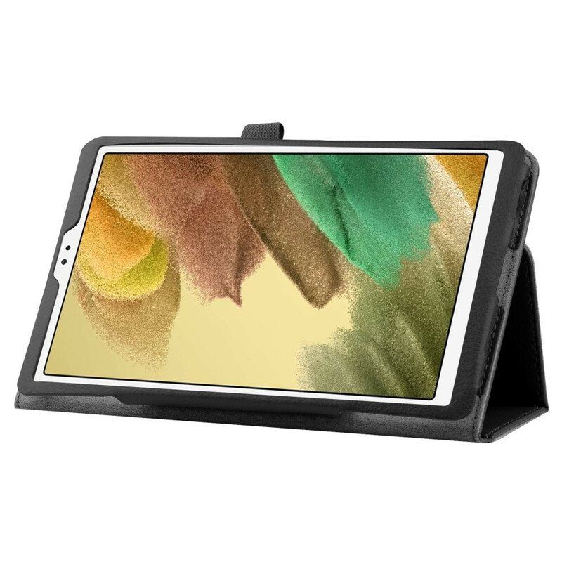 Etui Til Samsung Galaxy Tab A7 Lite 2 Litchi Kunstskinnklaffer