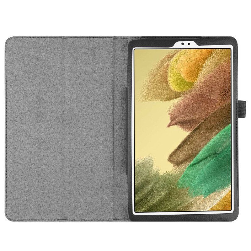 Etui Til Samsung Galaxy Tab A7 Lite 2 Litchi Kunstskinnklaffer