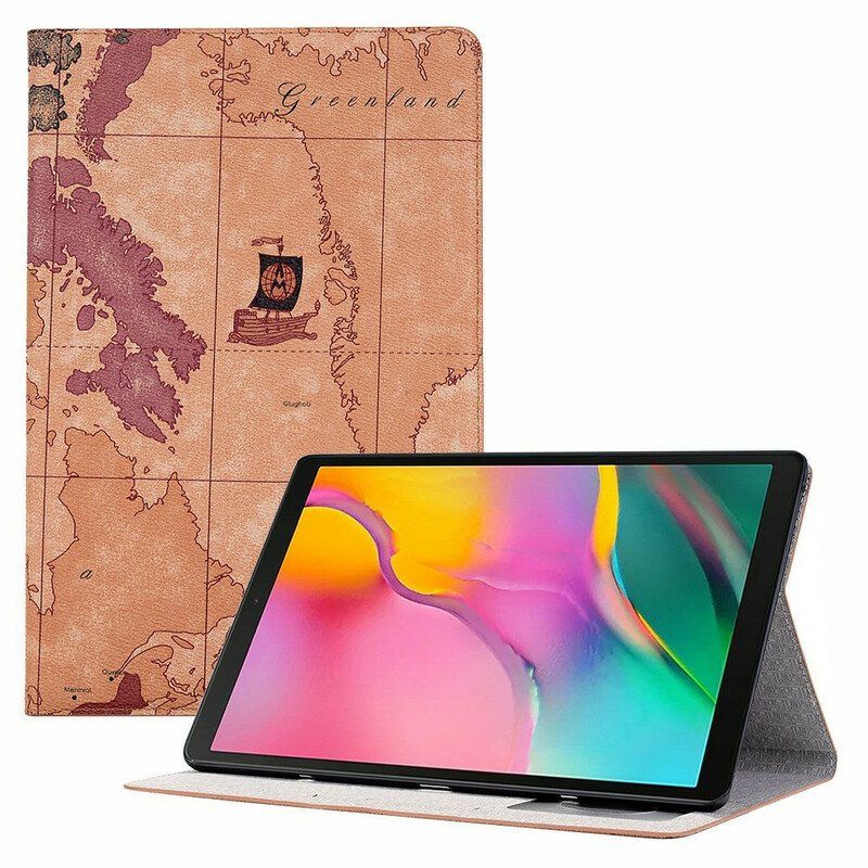 Etui Til Samsung Galaxy Tab A7 Lite Vintage Kort