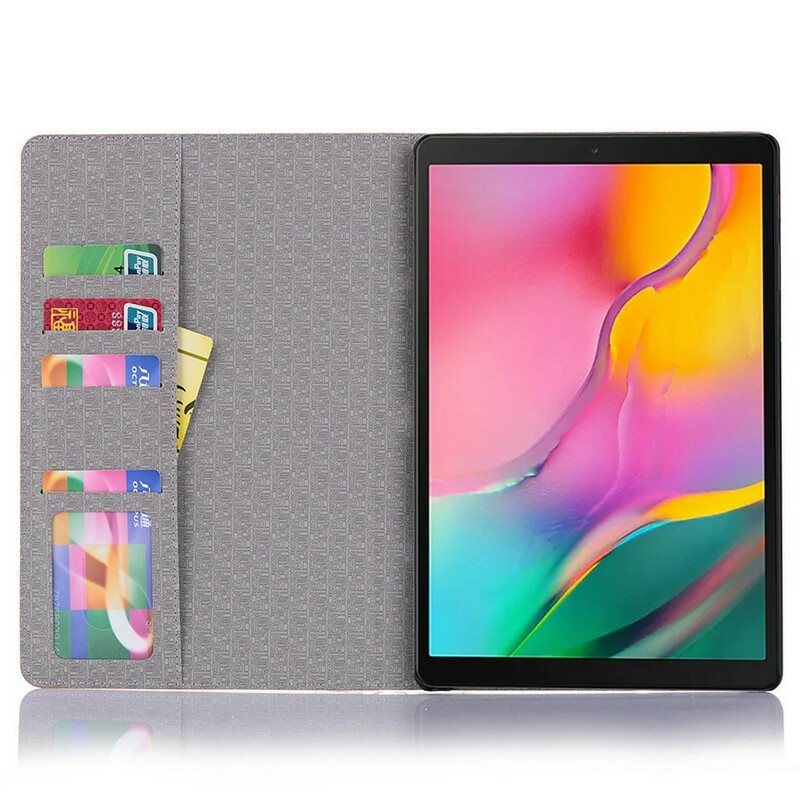 Etui Til Samsung Galaxy Tab A7 Lite Vintage Kort