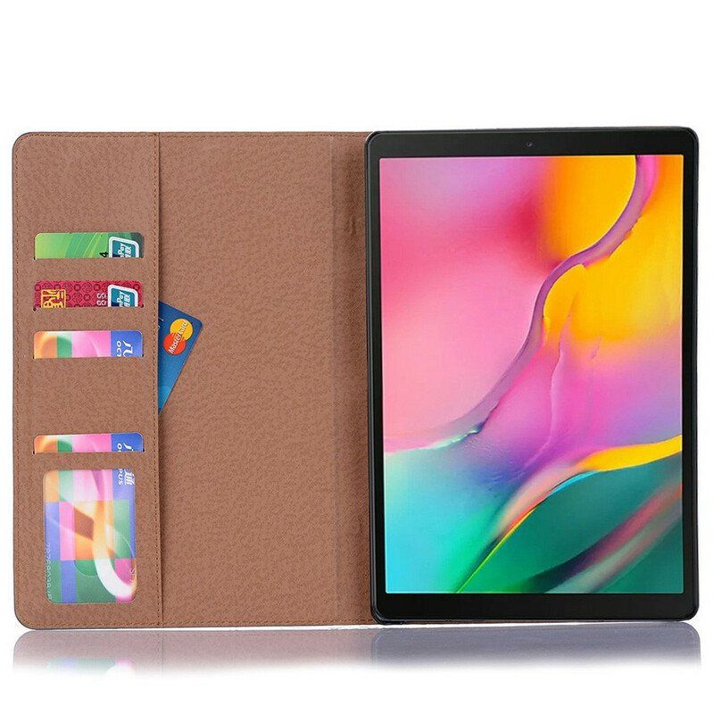 Etui Til Samsung Galaxy Tab A7 Lite Vintage Nagler I Kunstskinn