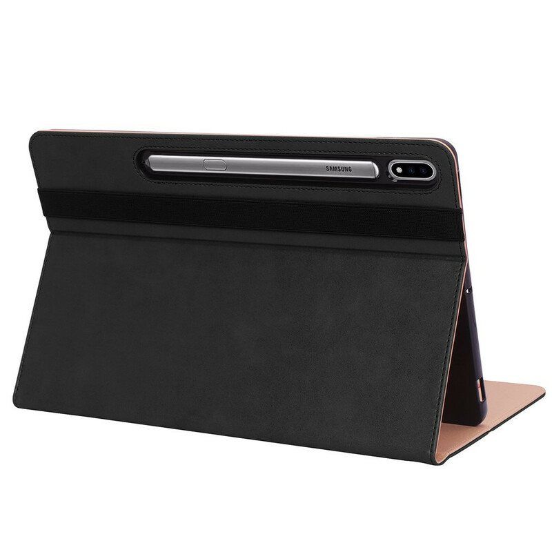 Etui Til Samsung Galaxy Tab S8 Plus / Tab S7 Plus Skinnstil Med Stropp