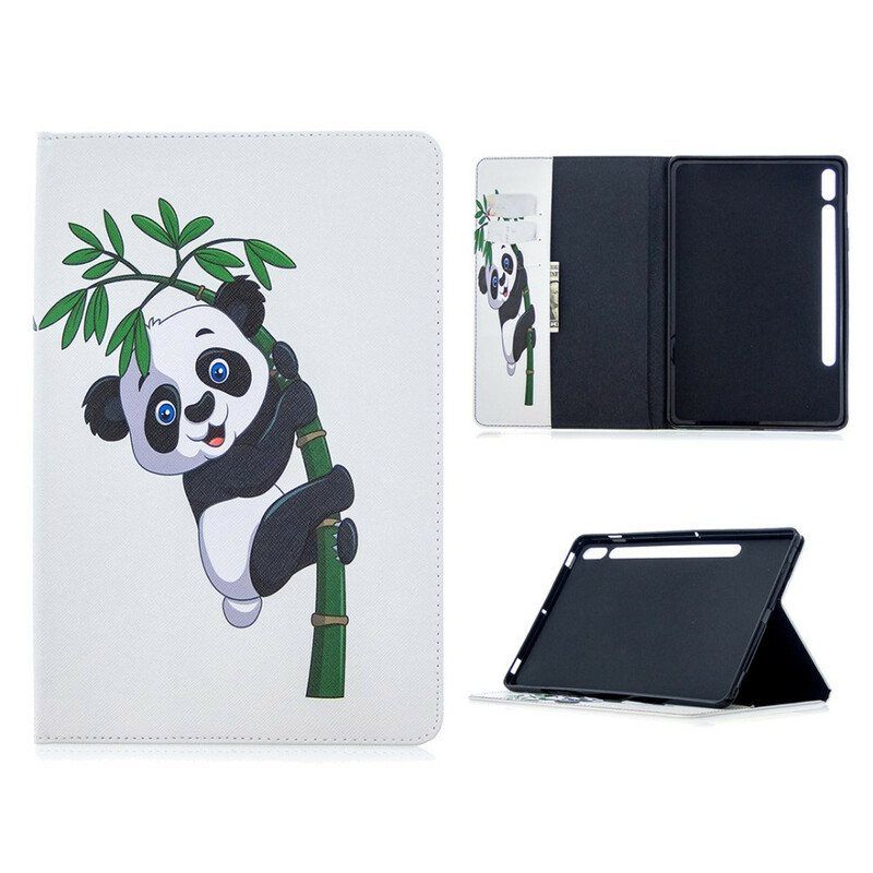 Etui Til Samsung Galaxy Tab S8 / Tab S7 Panda-utskriftsmønster