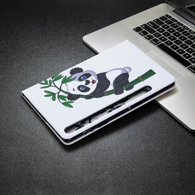 Etui Til Samsung Galaxy Tab S8 / Tab S7 Panda-utskriftsmønster